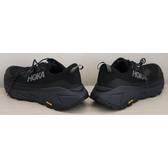 Hoka 1141610-BBLC Men's Sz 10D Triple Black Skyline-Float X Hiking Shoes - Picture 9 of 11